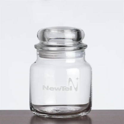Bradwick Jar & Lid - Deep Etch