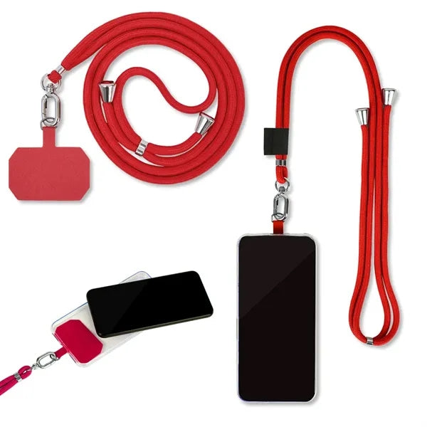 Phone Lanyard with Custom Printed Tether Tab