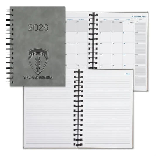 WireO Chia Medio White Monthly Diary