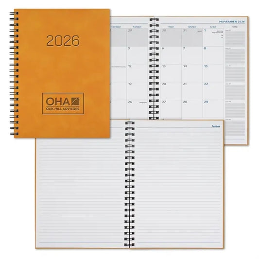 WireO Chia Grande XL White Monthly Diary