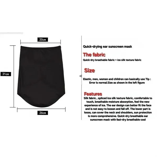 Cooling Neck Gaiter Face