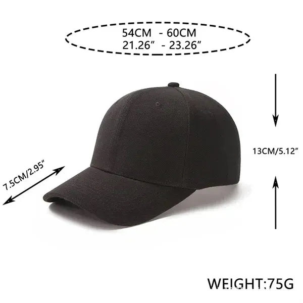 Trendy Color Style Plain Tone Baseball Cap