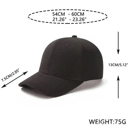 Trendy Color Style Plain Tone Baseball Cap