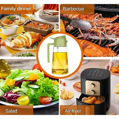 Premium Glass Oil Spray Bottle