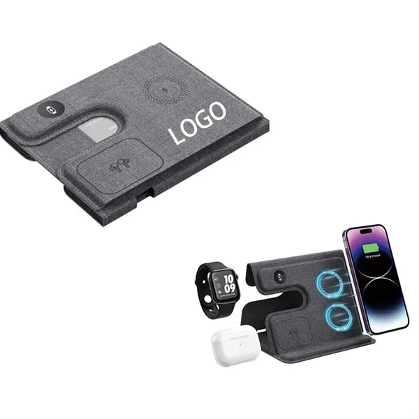 3-In-1 Foldable Wireless Charging Station