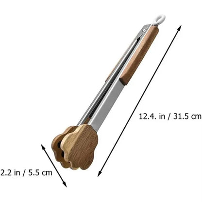 Wood Kitchen Tongs For Cooking