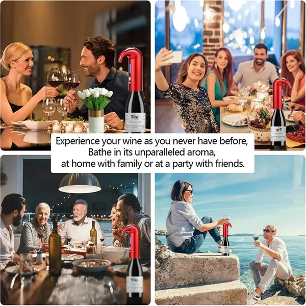 Electric Wine Aerator Dispenser Rechargeable Wine Pourer