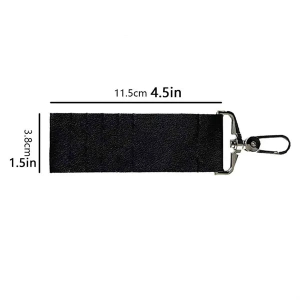 PU Leather Golf Tee Holder Keychain