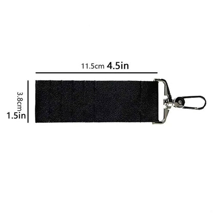 PU Leather Golf Tee Holder Keychain