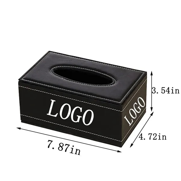 High-end Fashion PU Leather Tissue Box