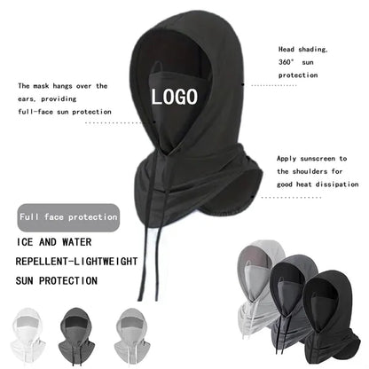 Sun UV Protection Hood Breathable Full Head Mask Face Cover