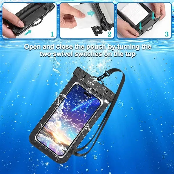 Waterproof bag for mobile phones