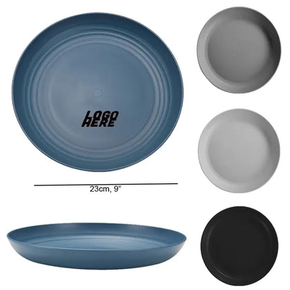 9" Wheat Straw Ceramic Kitchen Dinner Plates