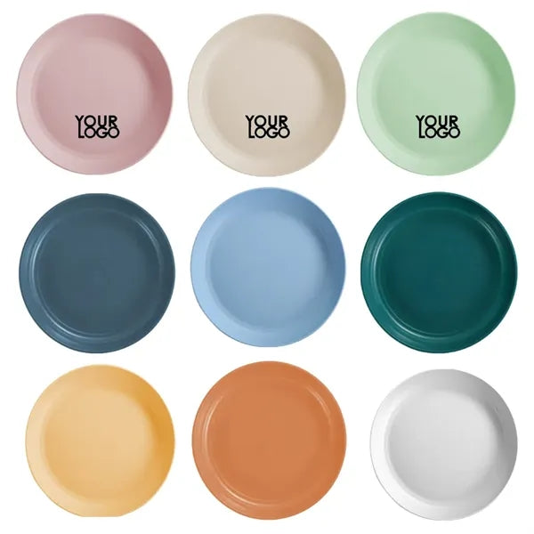 9" Wheat Straw Ceramic Kitchen Dinner Plates
