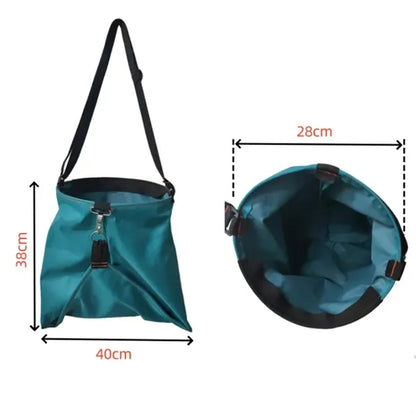 Multi-Pocket Harvest Apron for Fruit and Mushroom Picking.