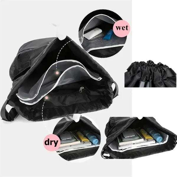 Travel Backpack with Dry Wet Pocket