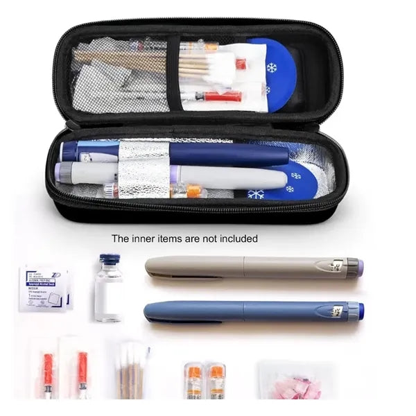 Portable Temperature Insulin Cooler Travel Case Medicine Bag