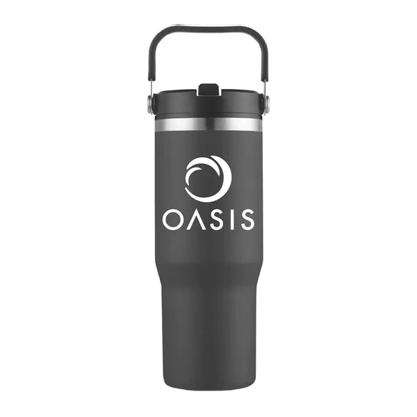 30 oz. Travel Stainless Insulated Leakproof w/ lid & handle
