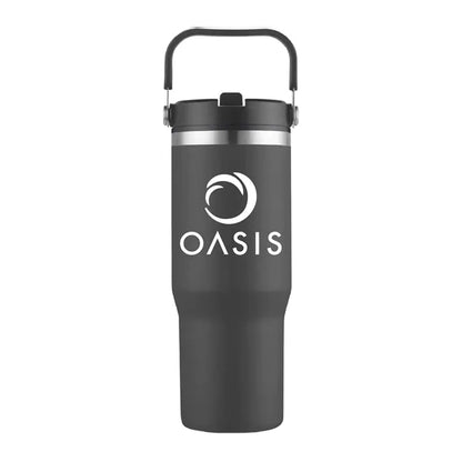 30 oz. Travel Stainless Insulated Leakproof w/ lid & handle