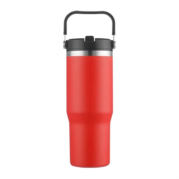30 oz. Travel Stainless Insulated Leakproof w/ lid & handle