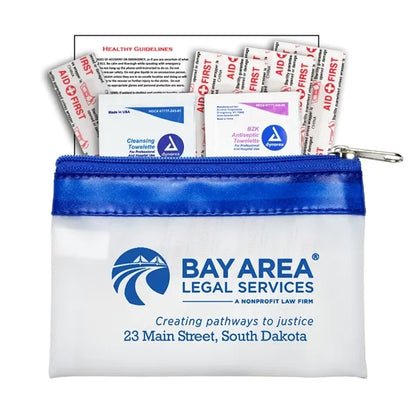 7 Piece First Aid Kit in Zipper Pouch