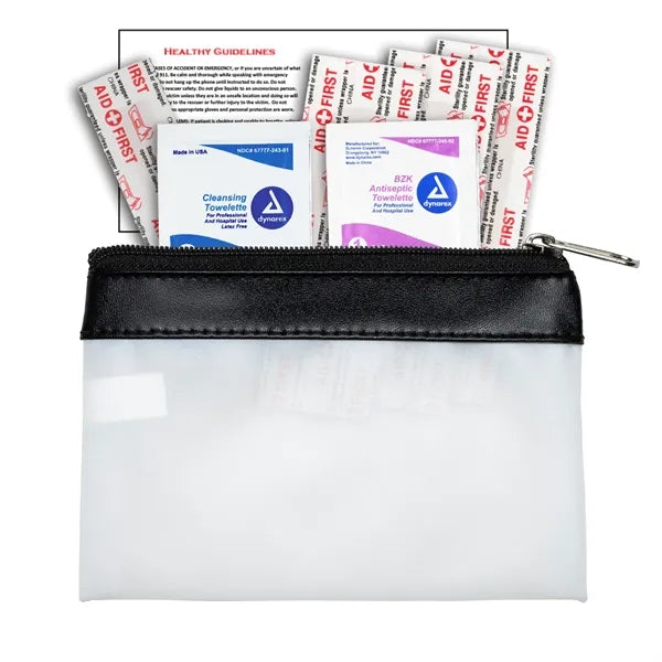 7 Piece First Aid Kit in Zipper Pouch