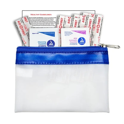 7 Piece First Aid Kit in Zipper Pouch