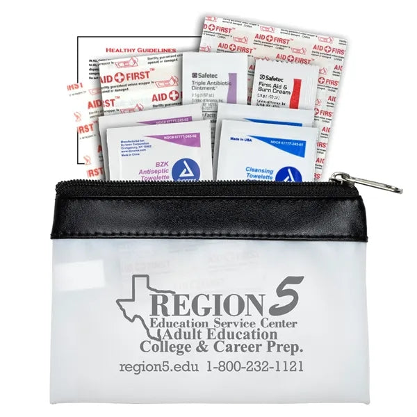 16 Piece First Aid Kit in Zipper Pouch