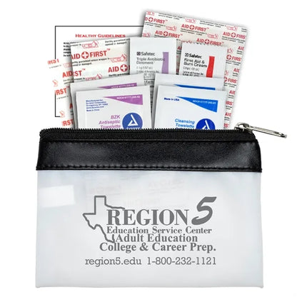 16 Piece First Aid Kit in Zipper Pouch