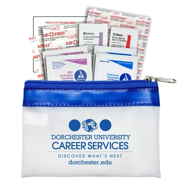 16 Piece First Aid Kit in Zipper Pouch
