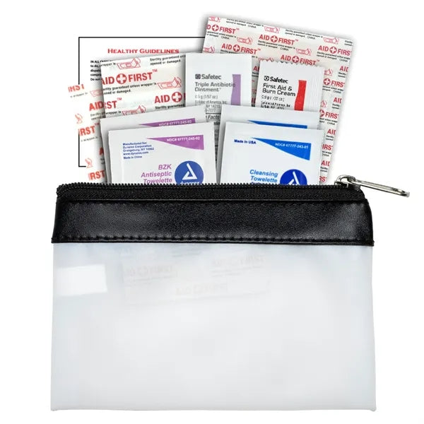 16 Piece First Aid Kit in Zipper Pouch