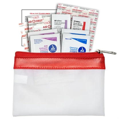 16 Piece First Aid Kit in Zipper Pouch