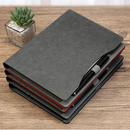 A5 Refillable 6-ring Binder Pad Folios Notebooks w/ Pen