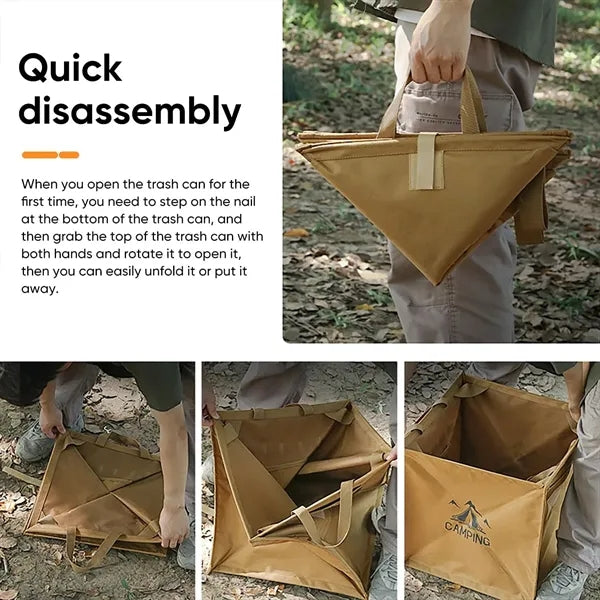 Collapsible Outdoor Trash Can