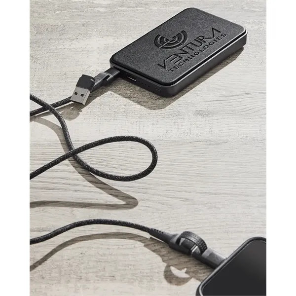 Italian Thermo PU 5000mAh Phone Power Bank