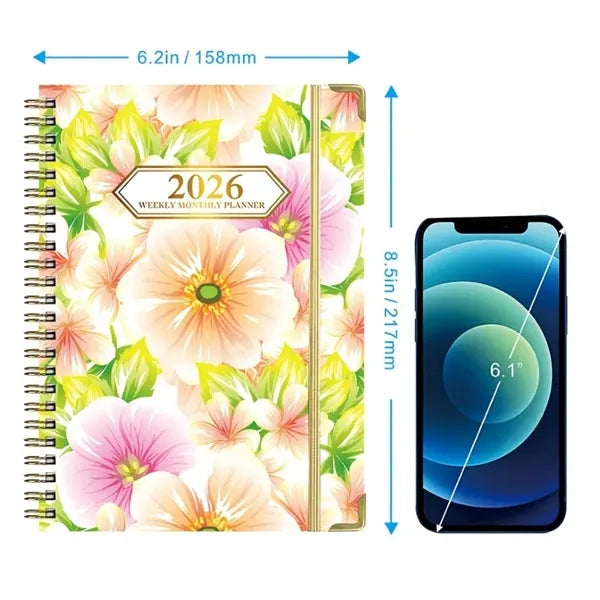 Academic Planner 2026 with Tabs