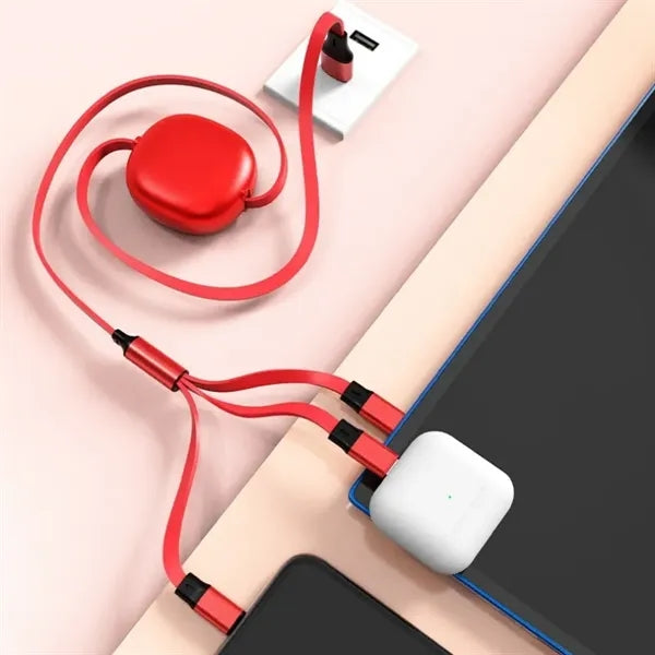 3 in 1 Retractable Charging Cable