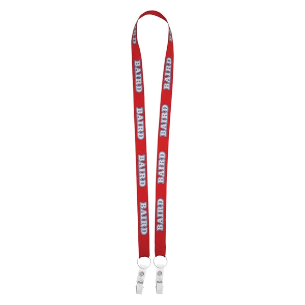 3/4" Econo Dual Attachment Lanyard
