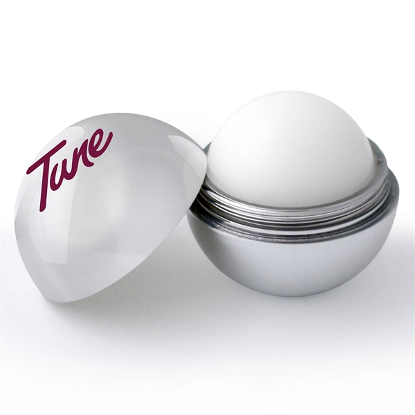 Metallic Finish Round Lip Balm