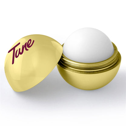 Metallic Finish Round Lip Balm