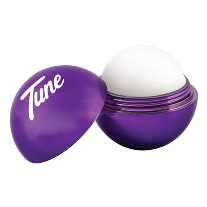 Metallic Finish Round Lip Balm