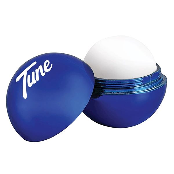 Metallic Finish Round Lip Balm