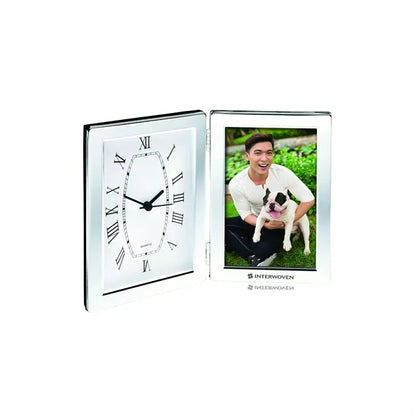 Jadis I Desk Clock & Photo Frame