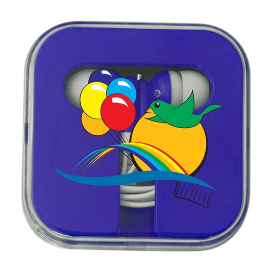 Earbuds with Square Case