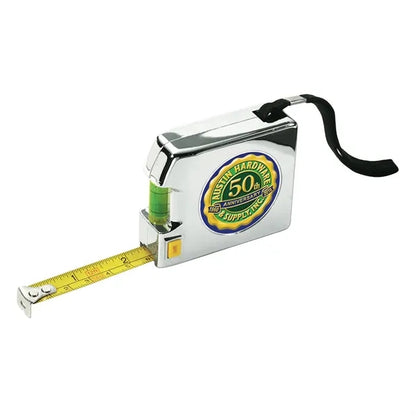 Shorewood 12 ft. Chrome Tape Measure & Level