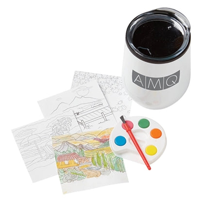 Adult Paint Set and Wine Tumbler