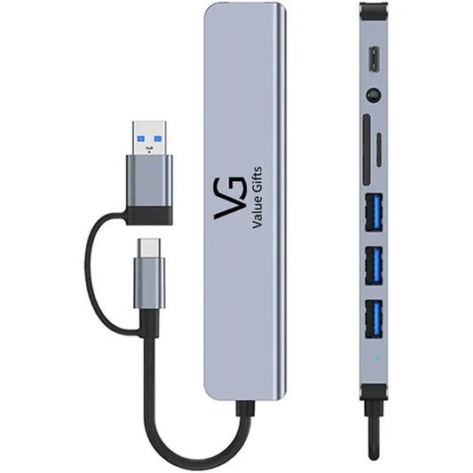 8 In 1 USB C Hub Docking Station