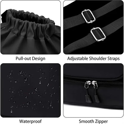 Waterproof Badminton Racket Backpack with Shoe Compartment.