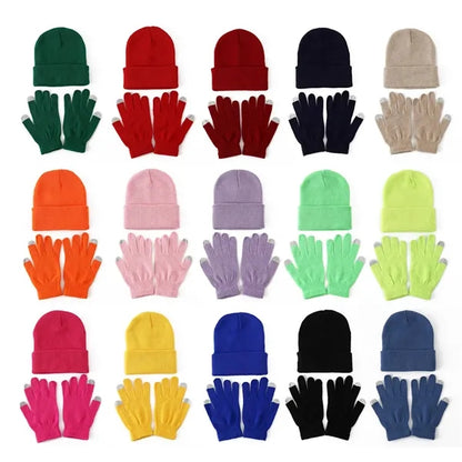 Custom Beanie And Gloves Set