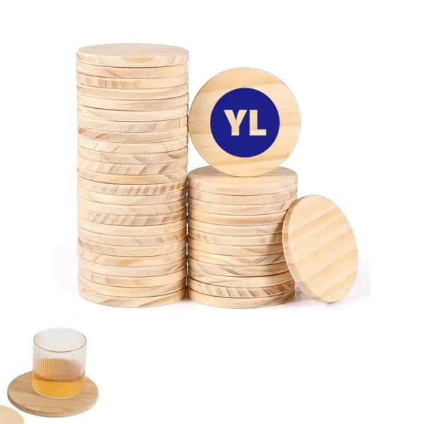Extra-thick Wooden Cup Coaster